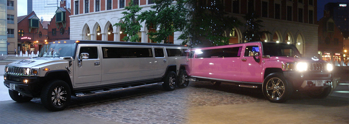 Pink Wedding Cars